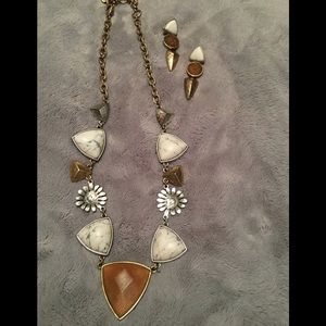 Necklace and earrings set